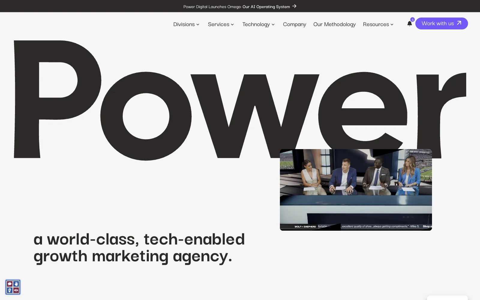 Power Digital Marketing website homepage