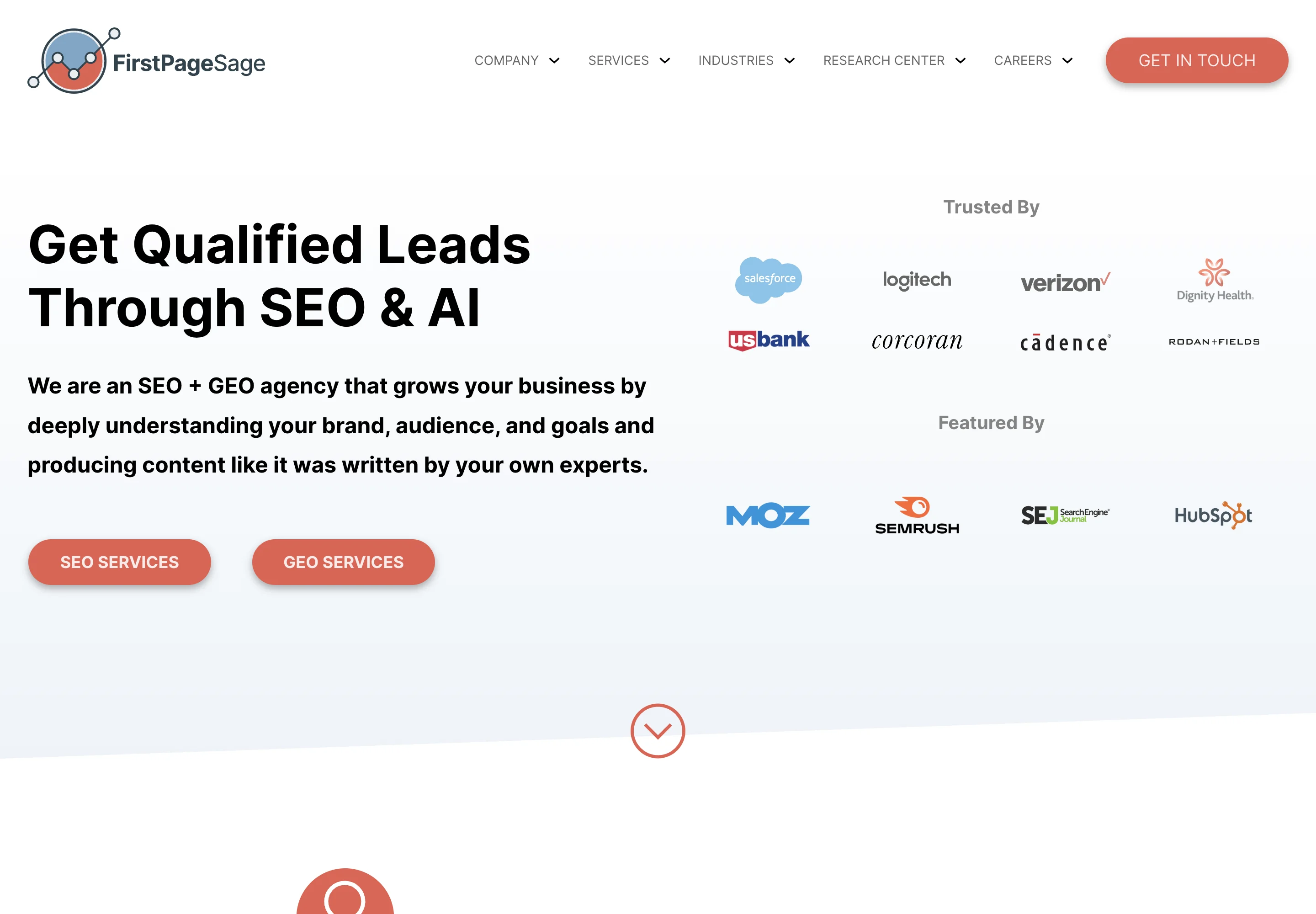First Page Sage official website