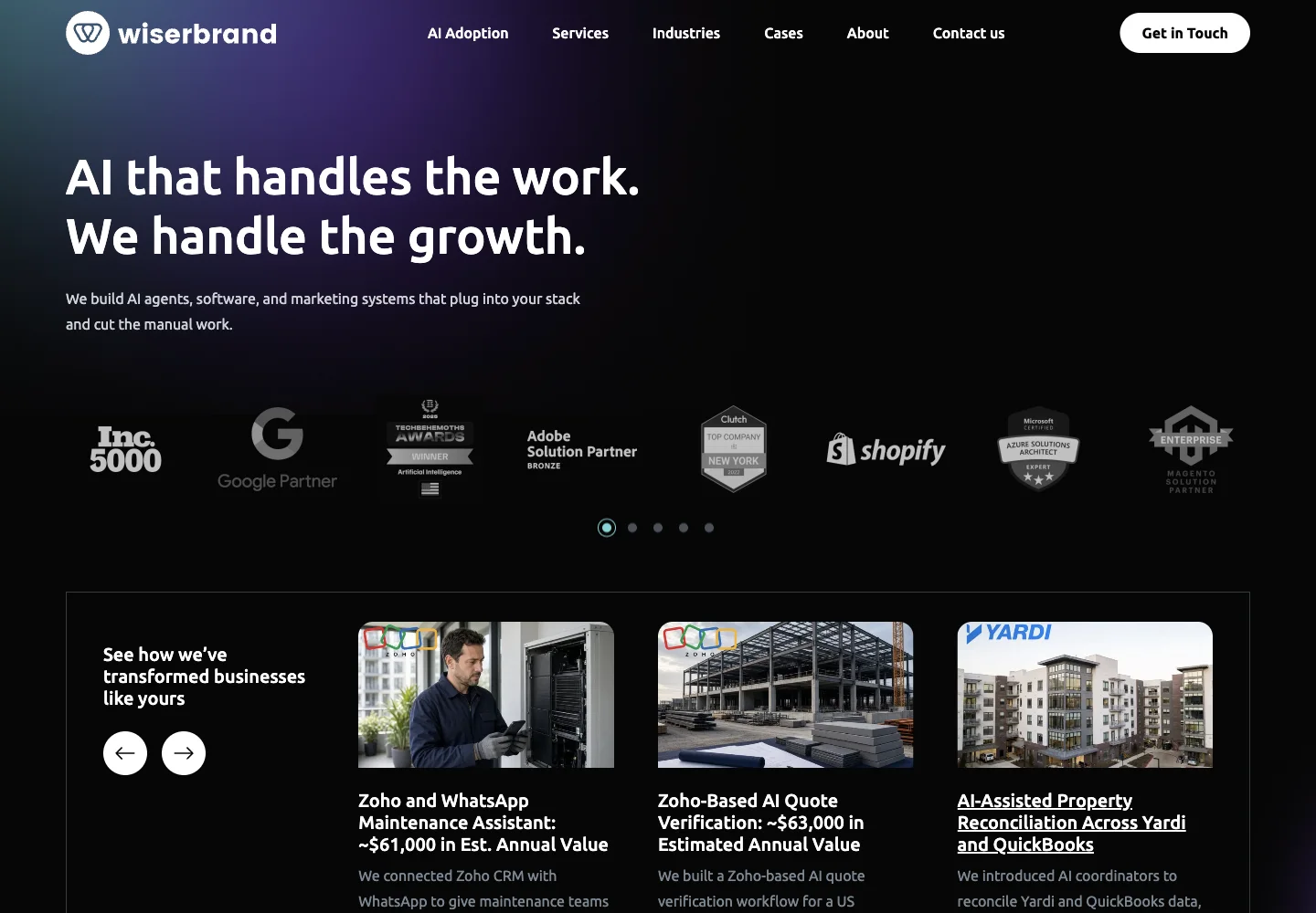 WiserBrand official website