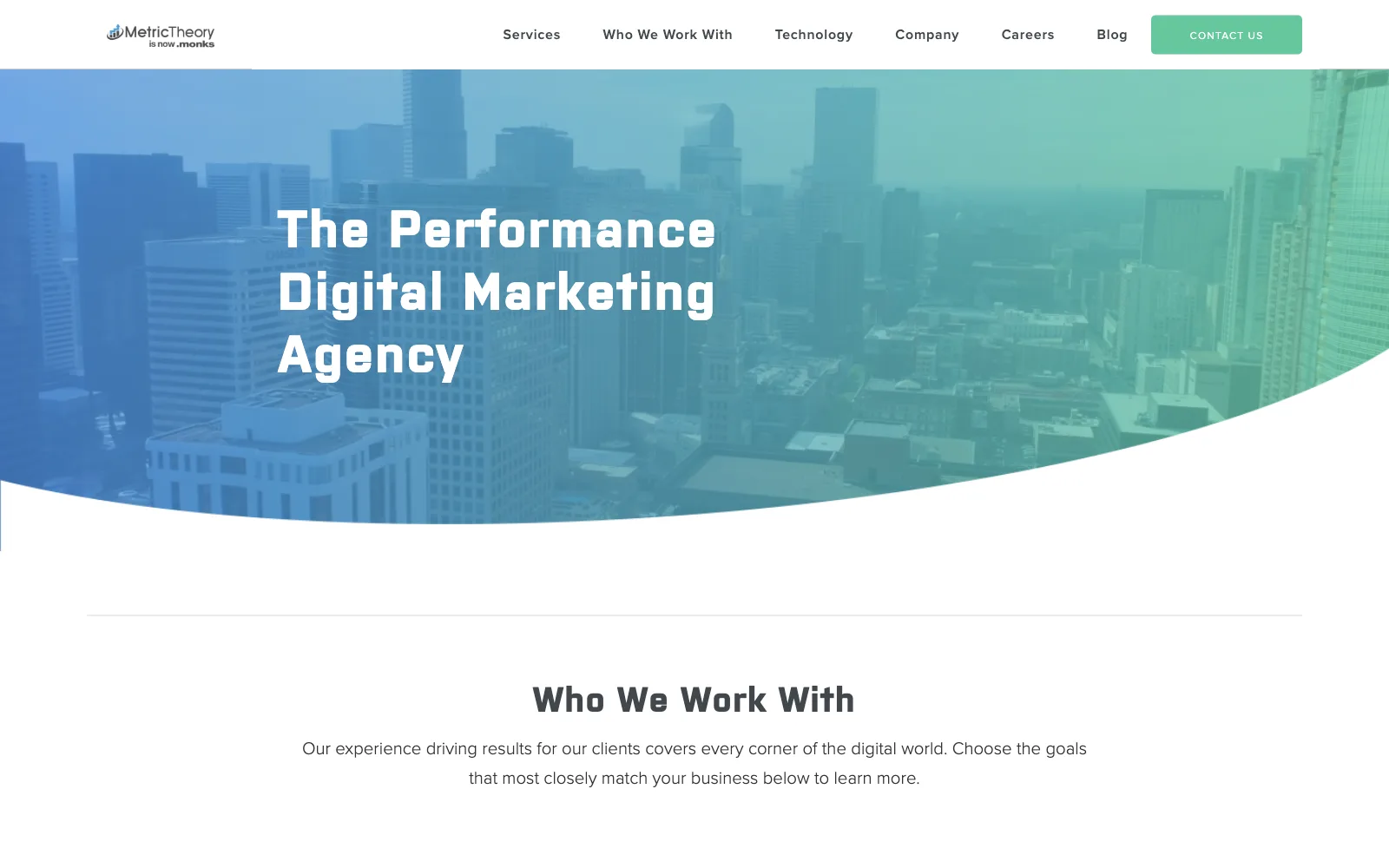 Metric Theory official website homepage