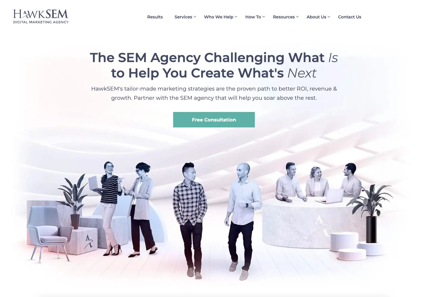 HawkSEM official agency website