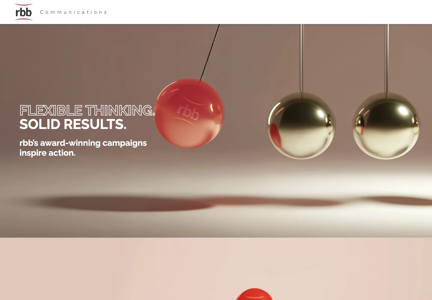 rbb Communications official website and agency work