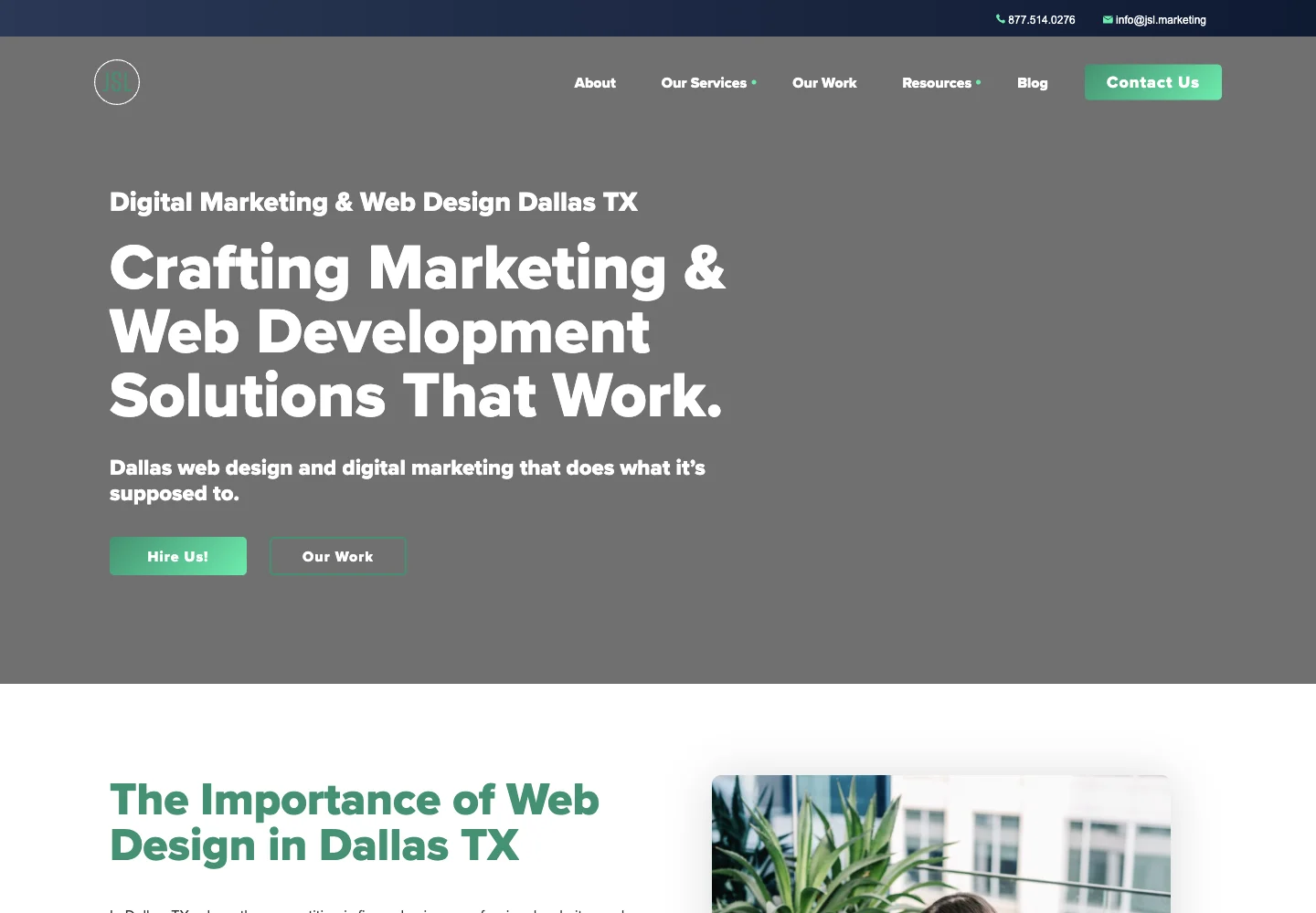 JSL Marketing & Web Design official website