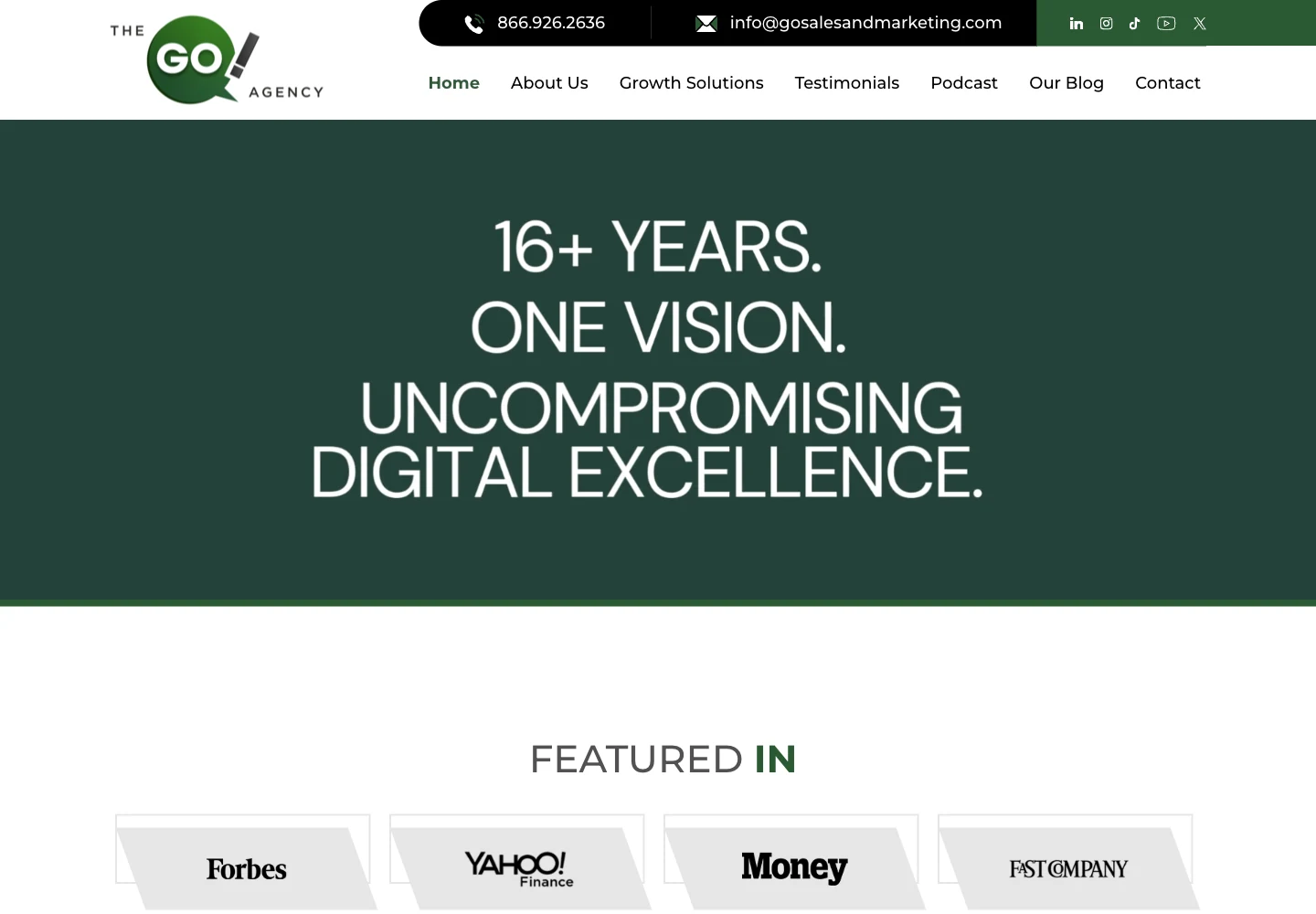 Go Sales and Marketing official website