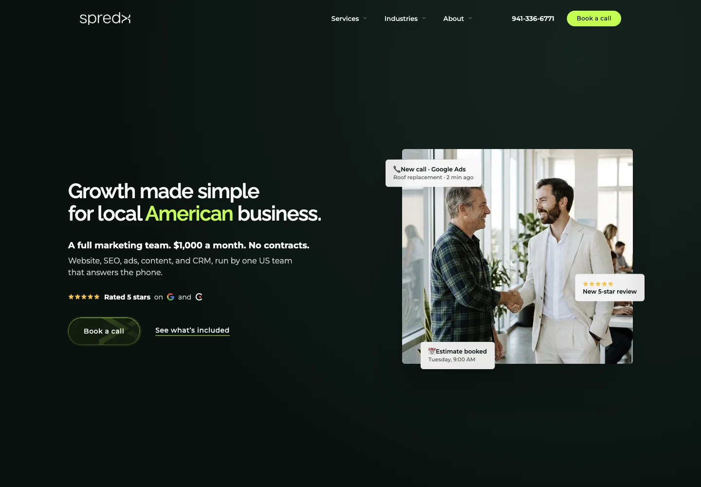 SpredX official website screenshot