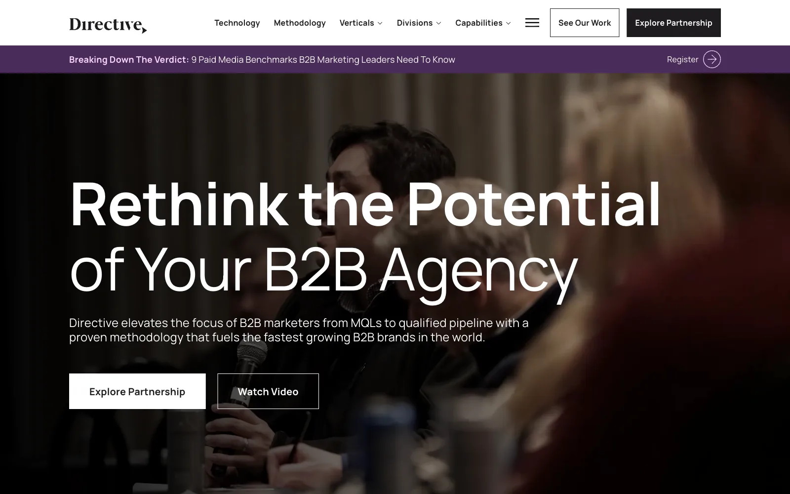 Directive official website homepage
