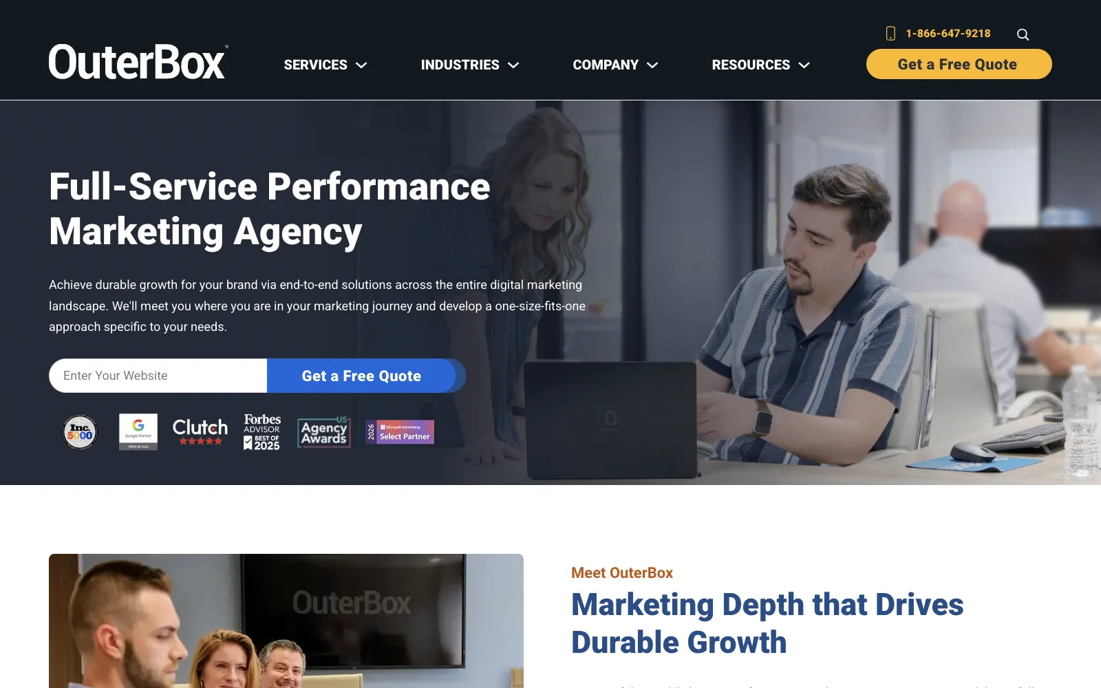 OuterBox official website homepage