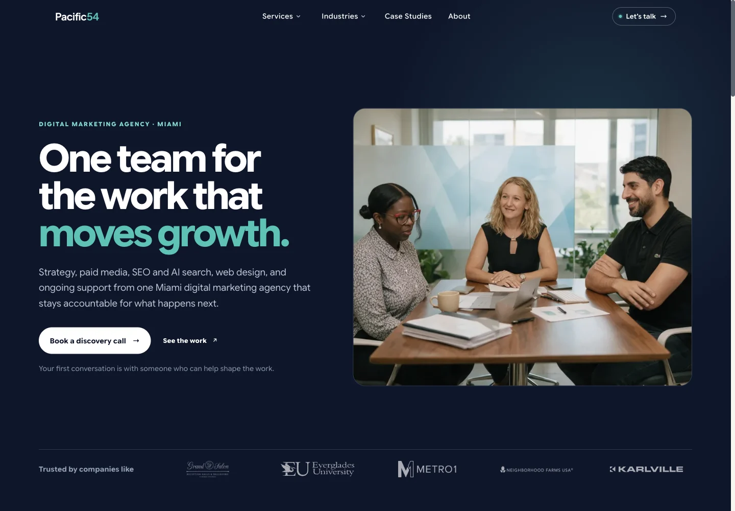 Pacific54 official website