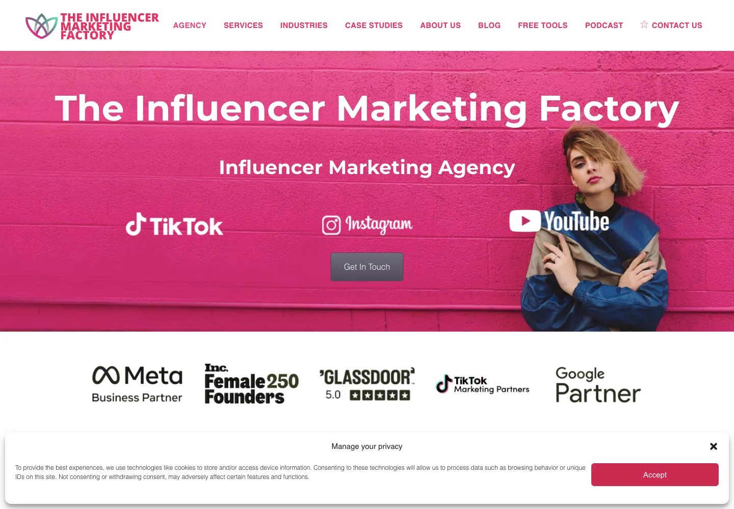 The Influencer Marketing Factory official website