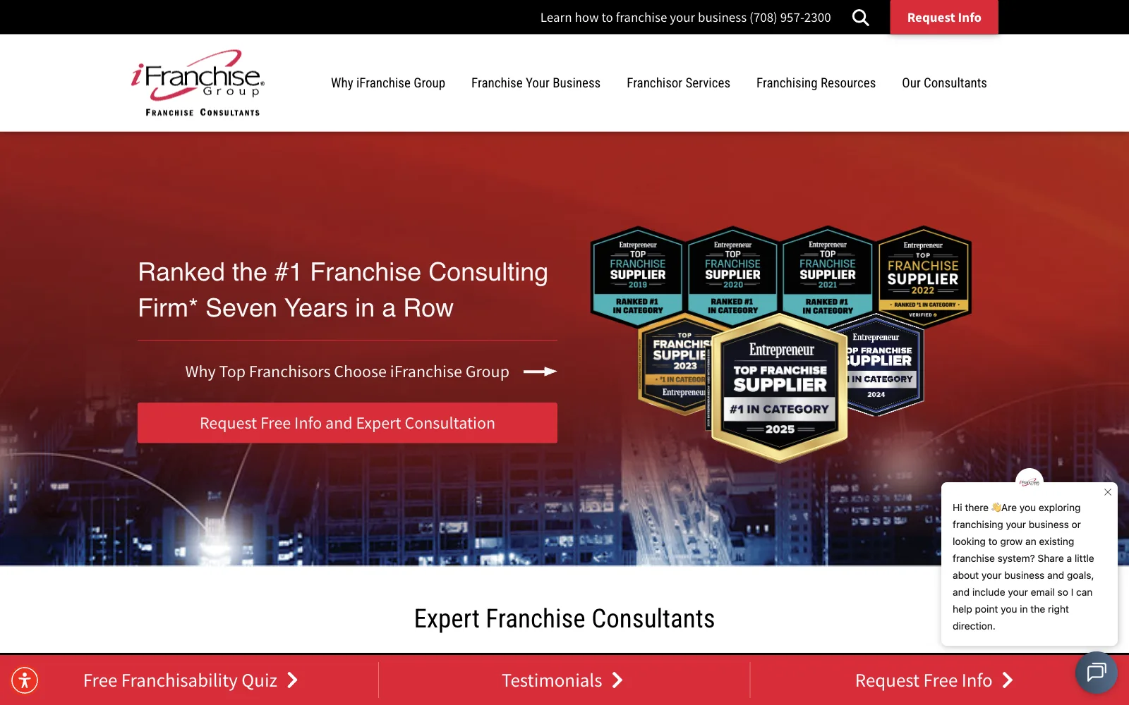 iFranchise Group official homepage