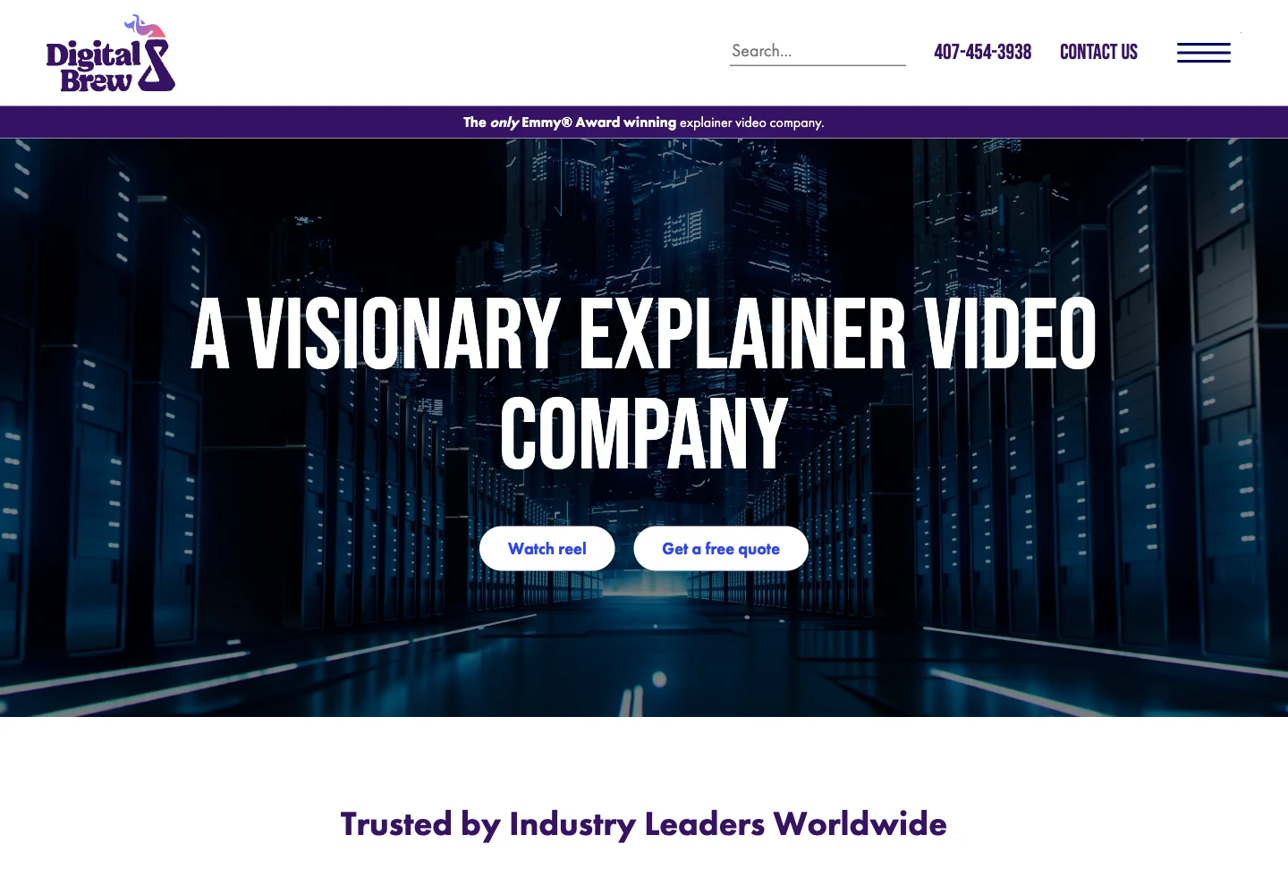 Digital Brew official website screenshot
