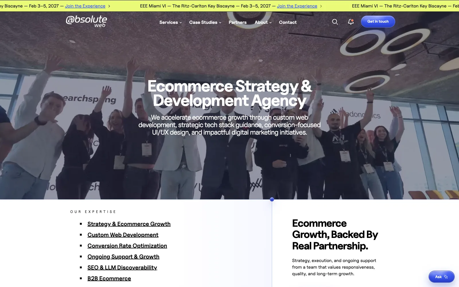 Absolute Web Services official website