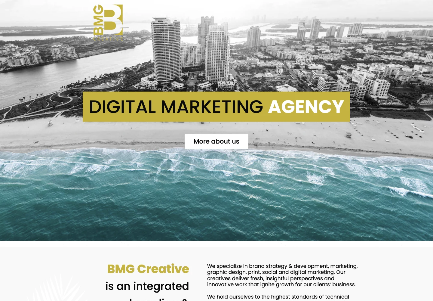 BMG Creative official website