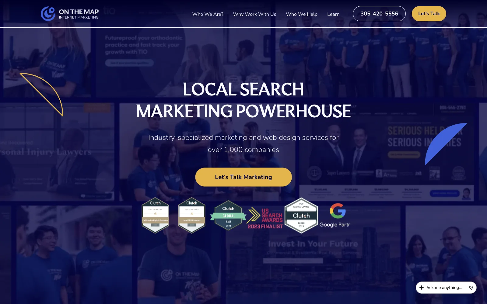 On The Map Marketing official website