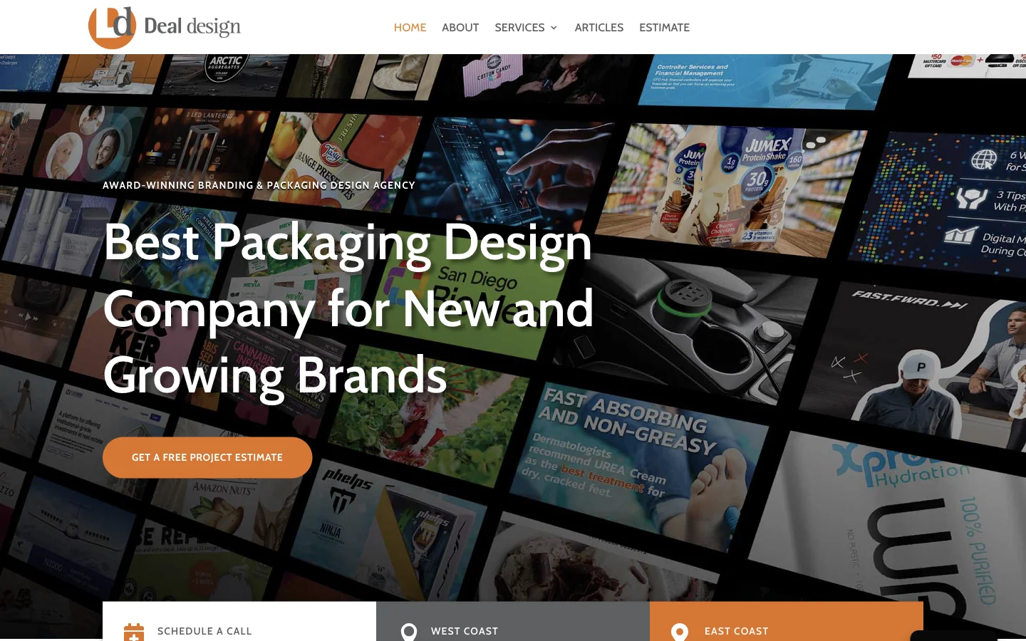 Deal Design official website screenshot
