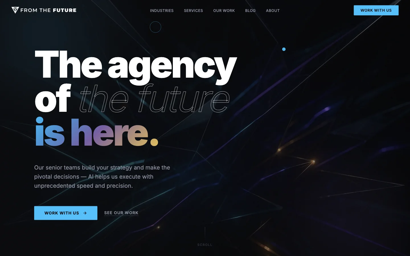 From the Future official website screenshot
