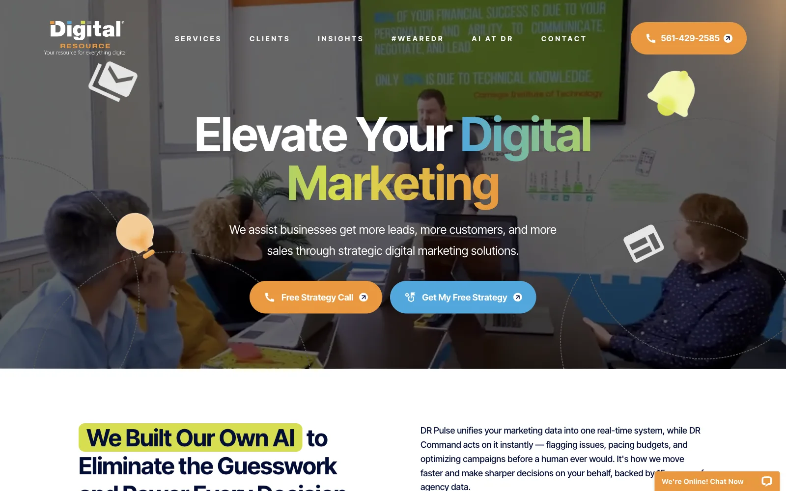 Digital Resource official website screenshot