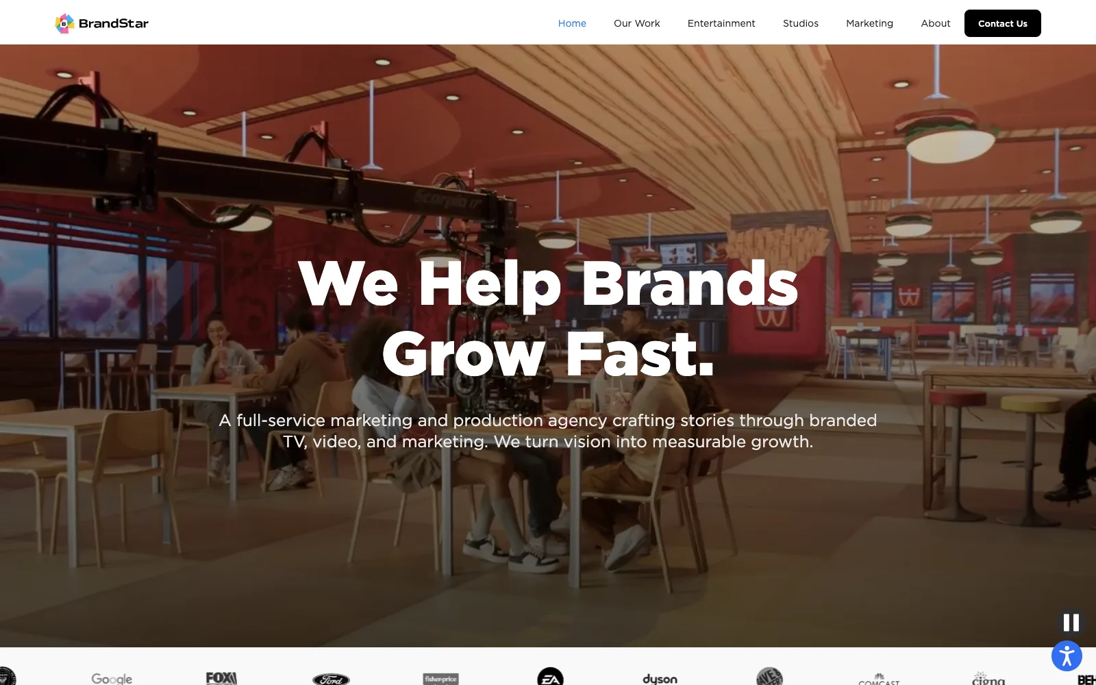 BrandStar official website screenshot