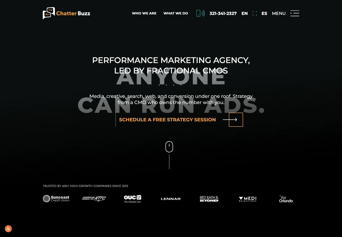 Chatter Buzz official website screenshot