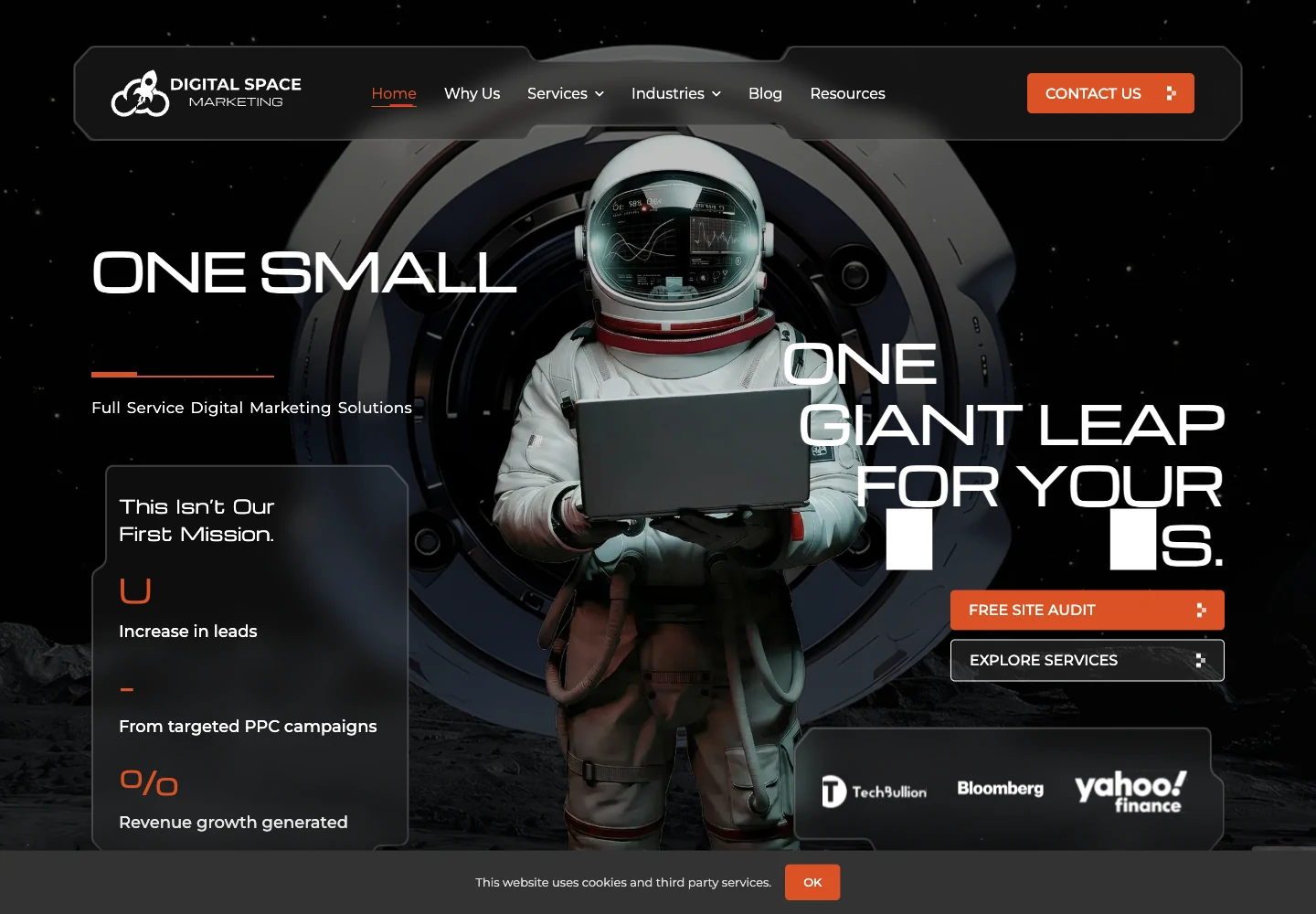 Digital Space Marketing official website screenshot
