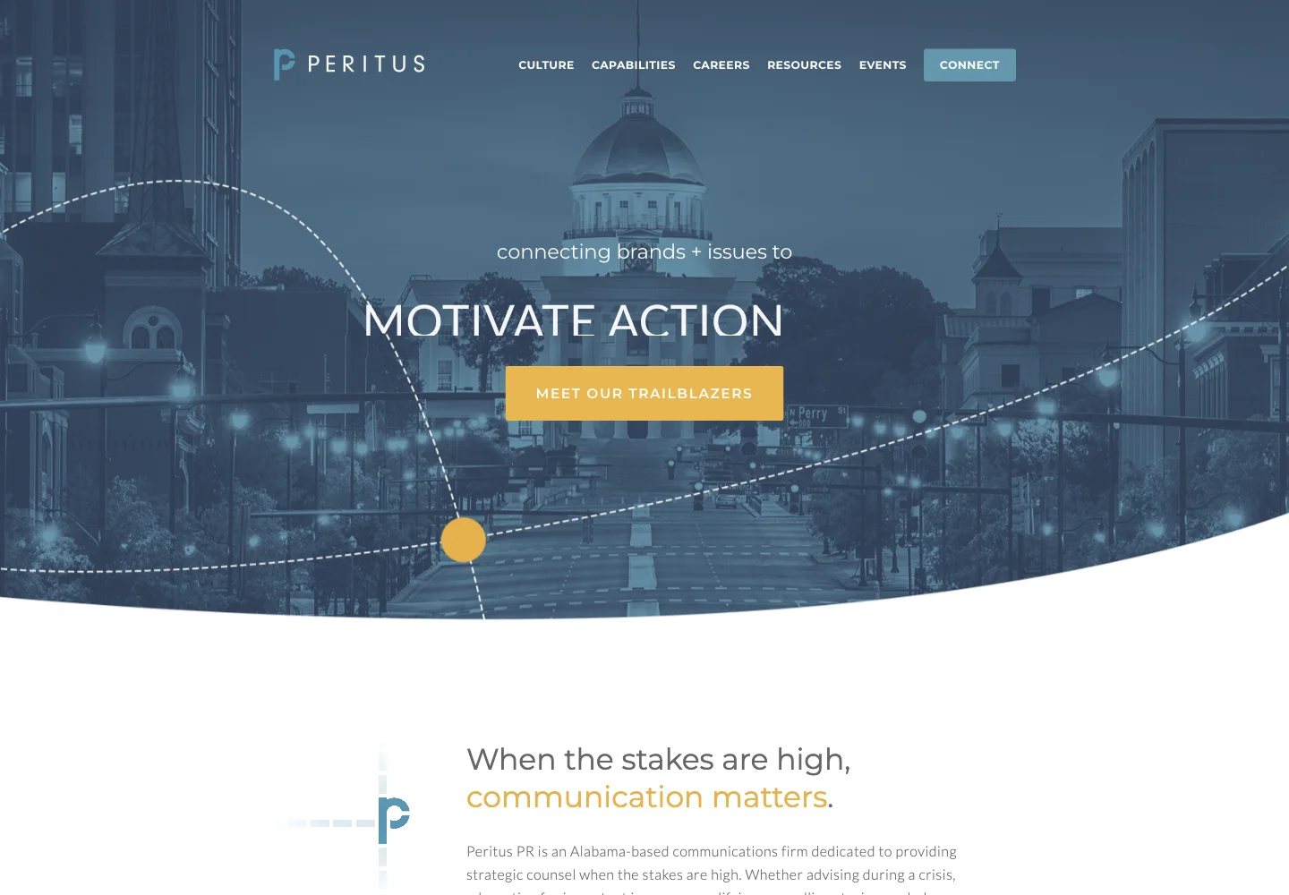 Peritus Public Relations official website