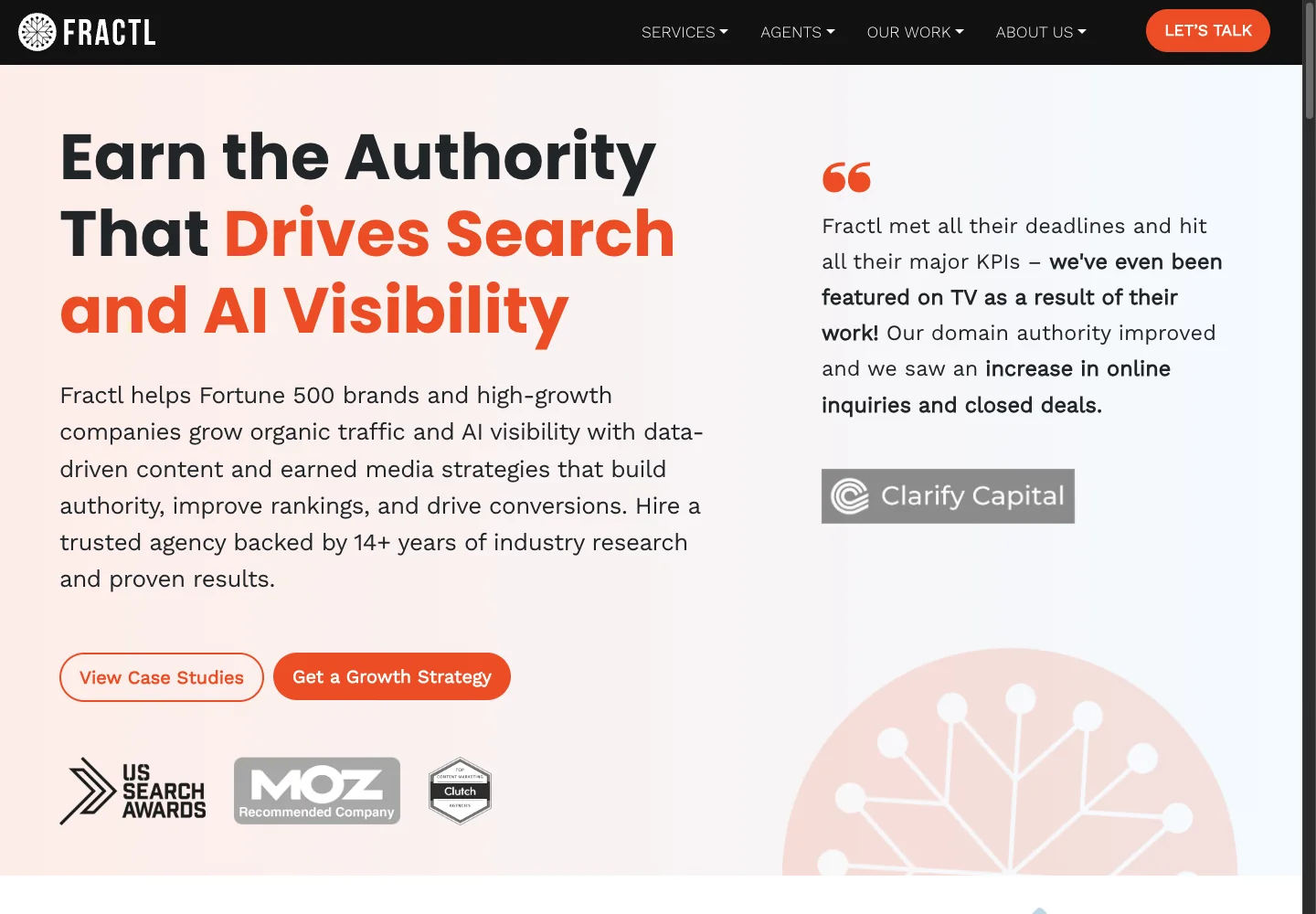 Fractl, Inc official website screenshot
