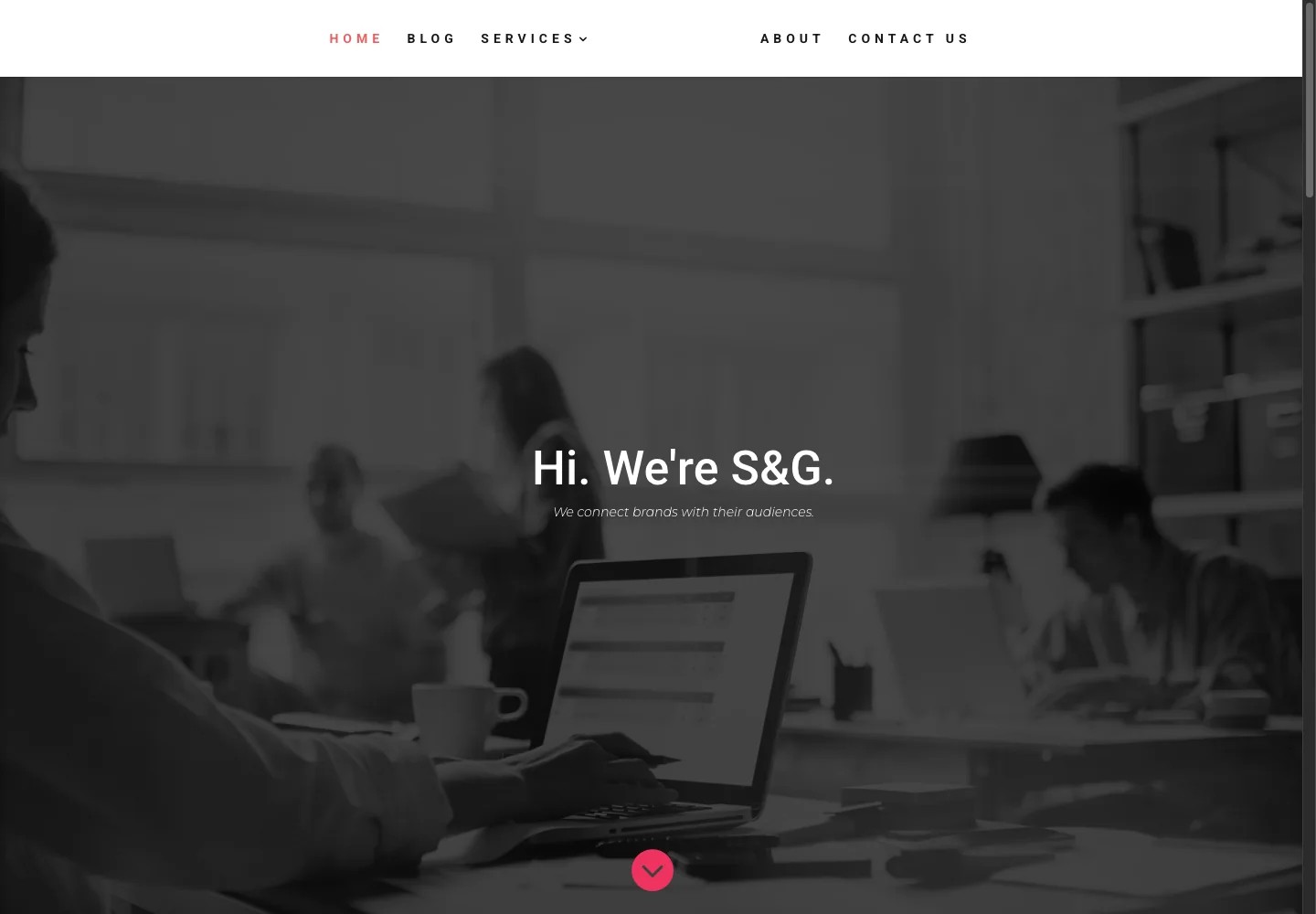 S&G (Stunt & Gimmicks) official website screenshot