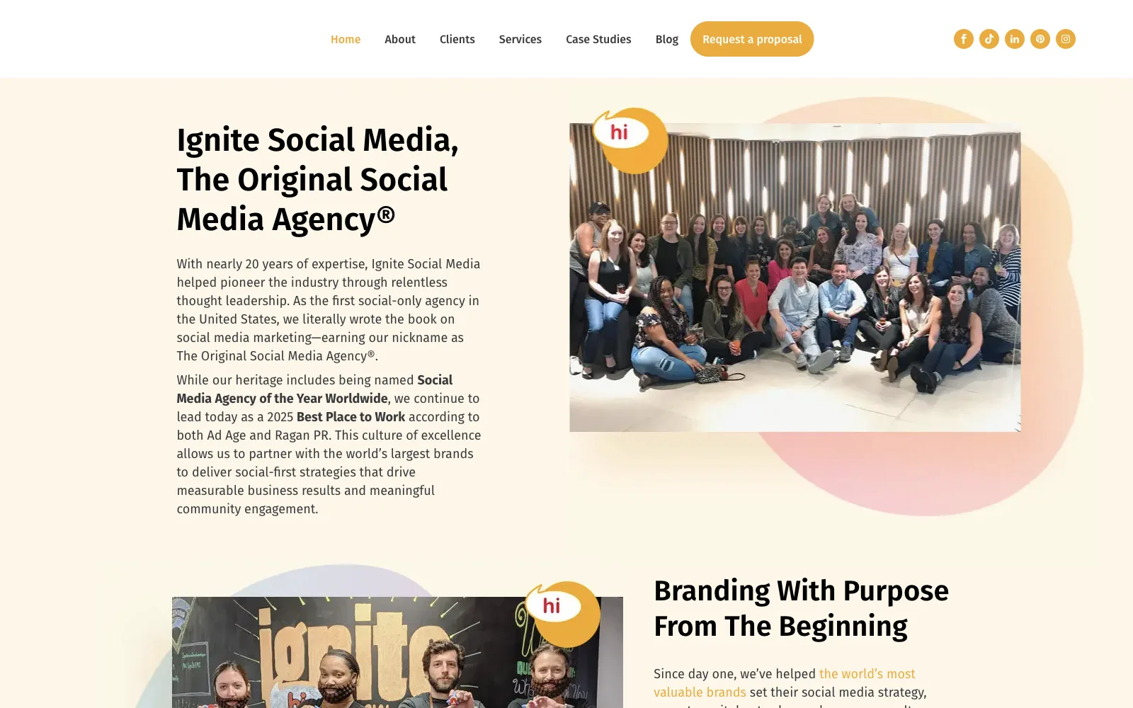 Ignite Social Media official homepage