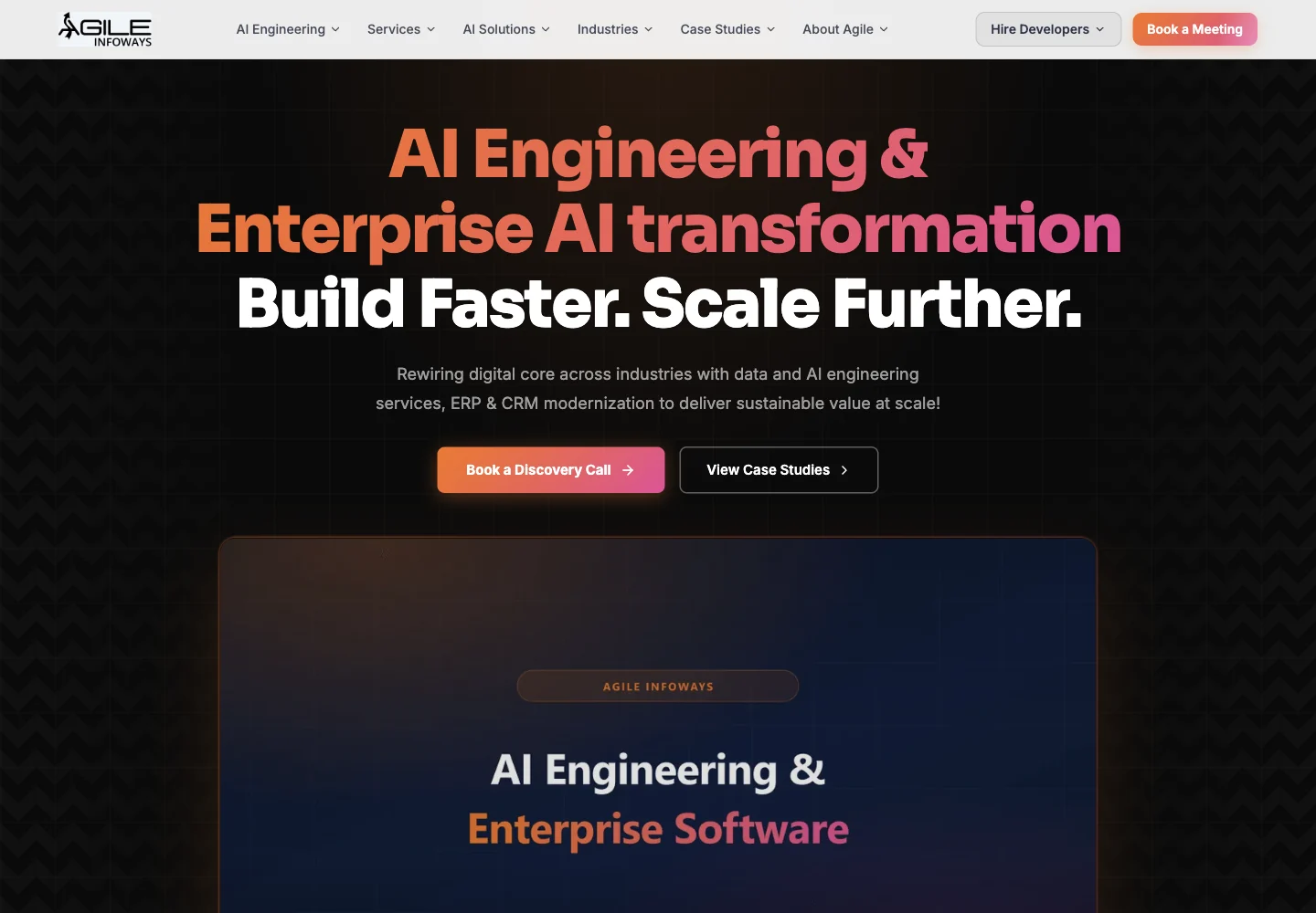 Agile Infoways official website.
