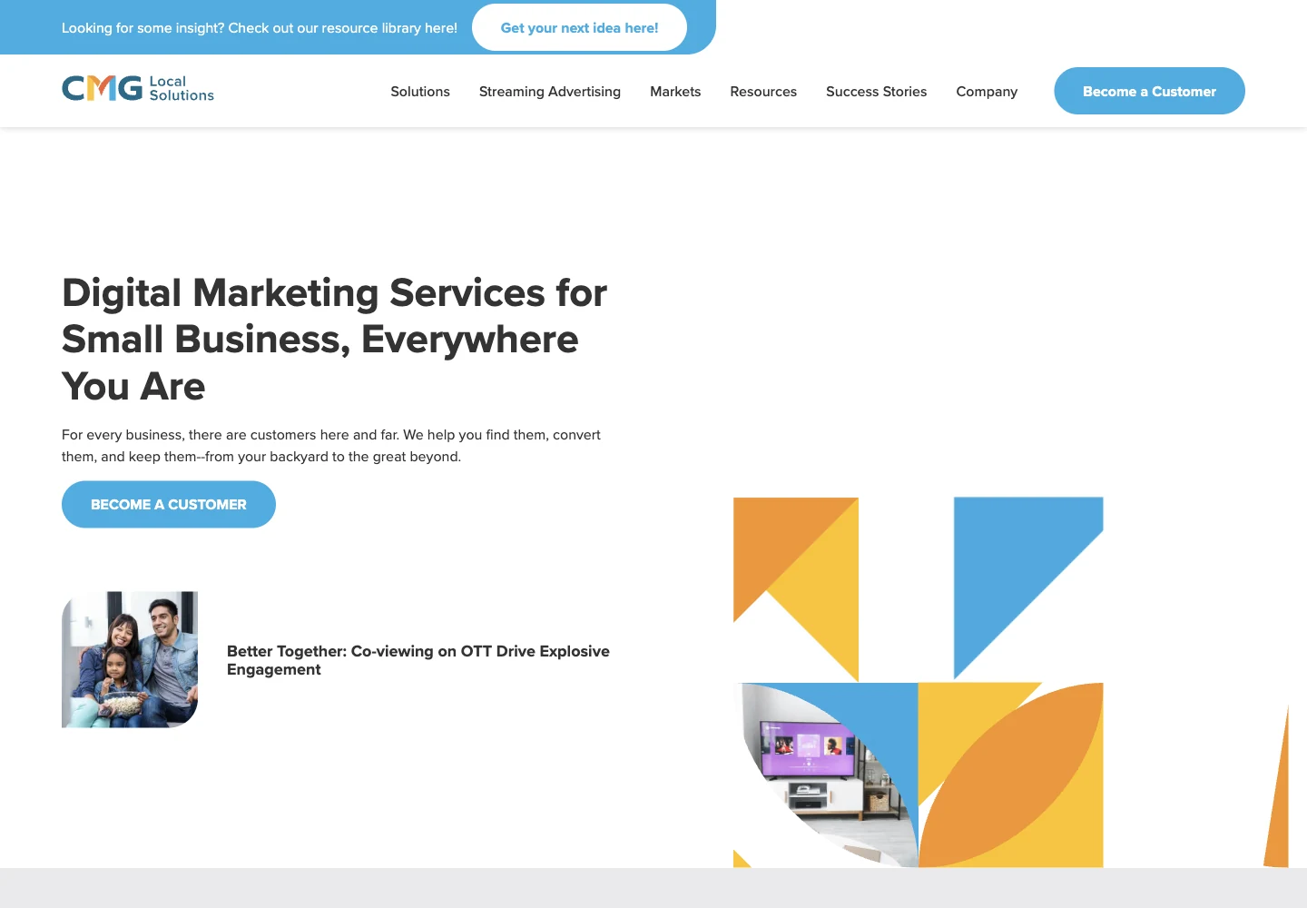 CMG Local Solutions official website.
