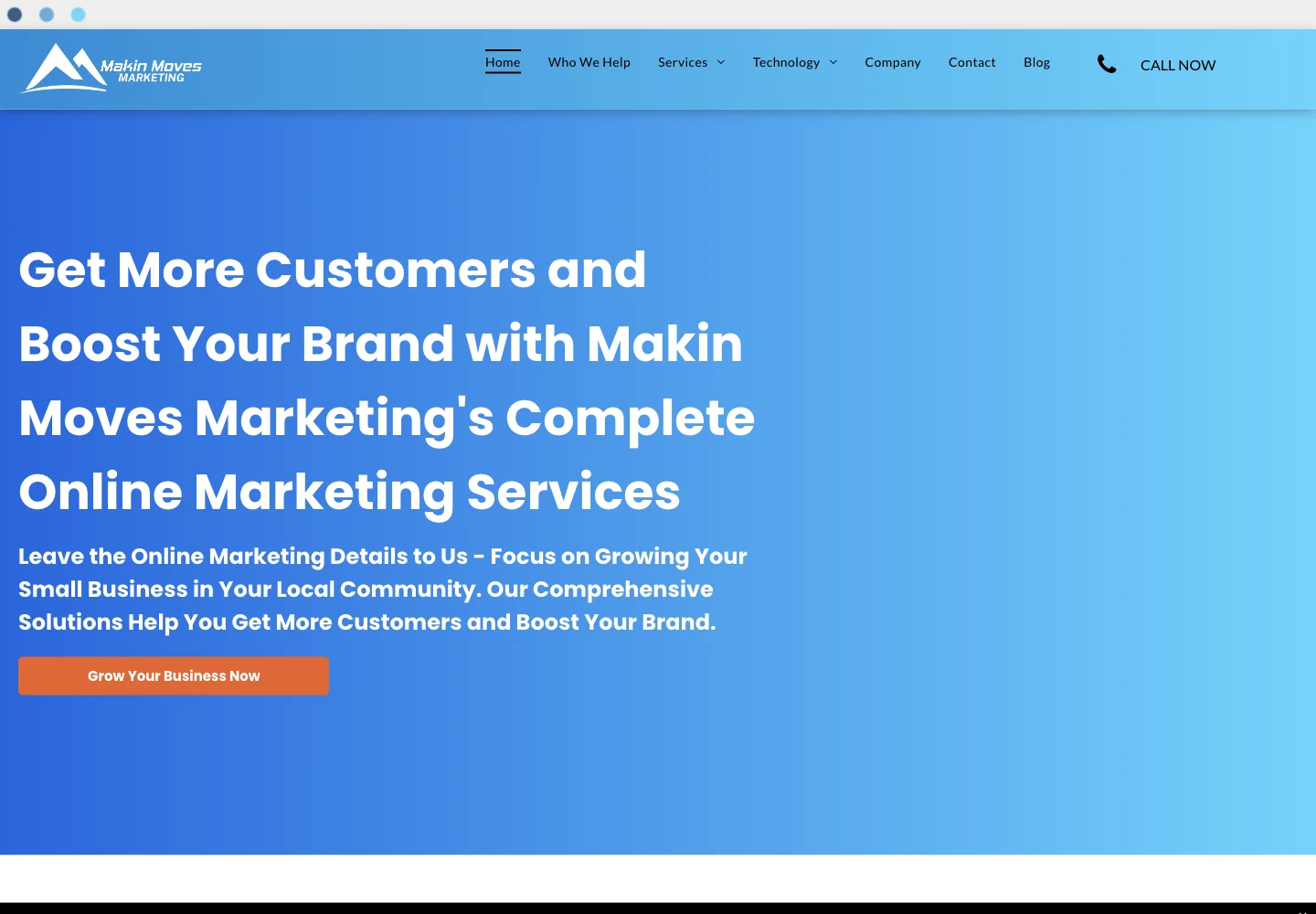 Makin Moves Marketing official website.